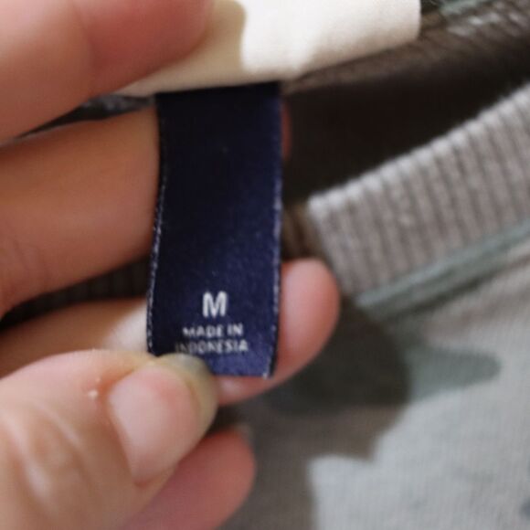 Universal Threads Camo Print Fleece Lined Pullover Sweatshirt Medium Boxy - Picture 7 of 8